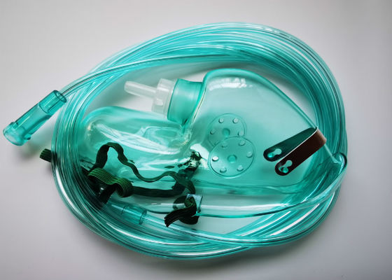 PVC de thérapie de masque protecteur de respirateur de l'oxygène de tuyauterie de lumen d'étoile transparent