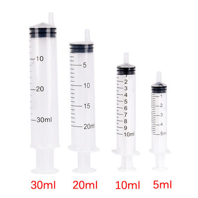 Les seringues stériles jetables Luer ferment à clef les trois parties non pyrogène 10 ml 20 ml