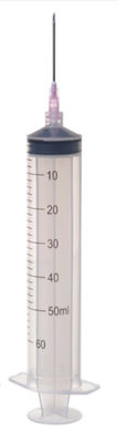 De Luer de serrure de seringue TOXIQUE stérile jetable hypodermique NON trois parts 50 ml 60 ml