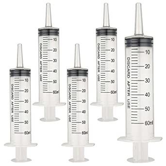 2 parts de Luer de seringue stérile jetable de glissement 10 ml 20Ml sans aiguille