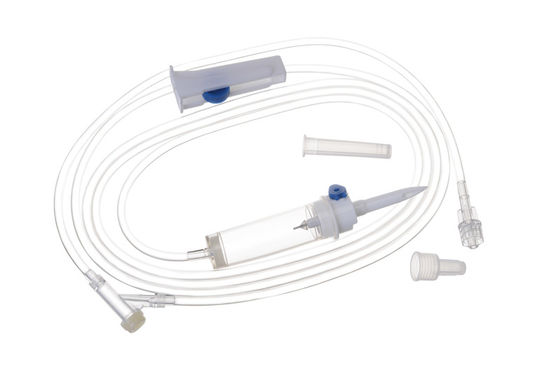 Y Site Antibacterial Air Inlet Admin Infusion Transfusion Set Non Pyrogenic 15 Drops/Ml