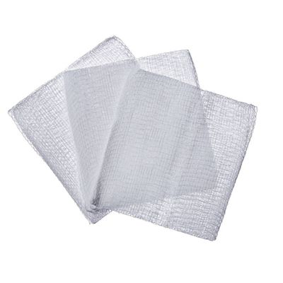 Fabriqué à 100% en coton Éponge de gaze fournisseur avec CE chirurgicale médicale stérile absorbant gaze écouvillon pansement blanc