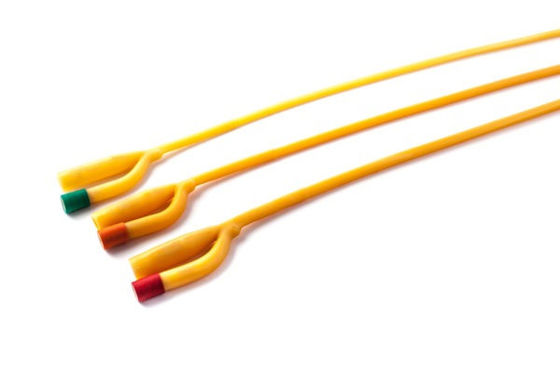 Silicone Coated Foley Catheter 2 Way Antimicrobial Latex Female Medical Consumables