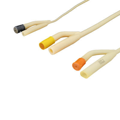 Silicone Coated Foley Catheter 2 Way Antimicrobial Latex Female Medical Consumables