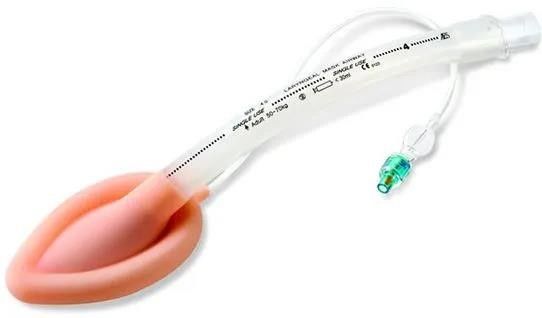 Voie aérienne laryngée de masque de silicone réutilisable médical standard chirurgical avec le tube