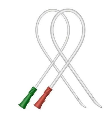 CE ISO Medical Disposable Silicone Coated Catheter Nelaton Catheter With Normal Eyes