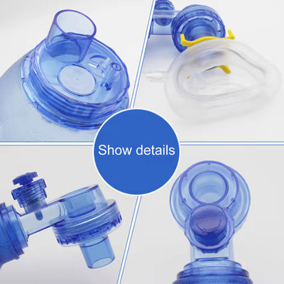 Medical Disposable PVC Manual Resuscitator Ambu Bag Handhold Artificial Emergency Manual Resuscitator