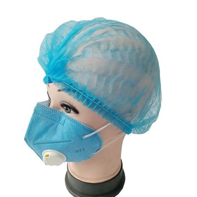 Customize Disposable Non Woven Surgical Nurses Cap Elasticity Medical Surgical Mob Caps