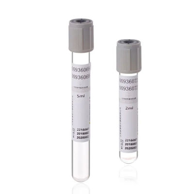 Le système médical de collection de sang de vide a stérilisé le tube Grey Disposable de glucose