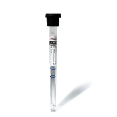 2 ml de produits médicaux à usage unique de collecte de sang sous vide stérilisé ESR tube