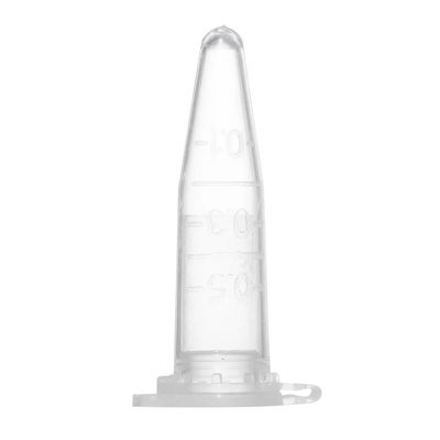 tube à centrifuger micro conique en plastique stérile de 0.2ml 0.5ml 1.5ml pp avec le chapeau