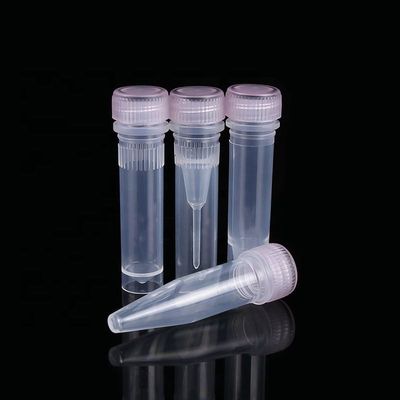 tube inférieur conique témoin de tube de 1.5ml Microcentrifuge avec le chapeau de vis