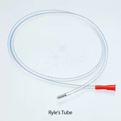 Tube d'alimentation d'estomac de silicone de PVC avec le type inoxydable de la bille d'acier RYLES