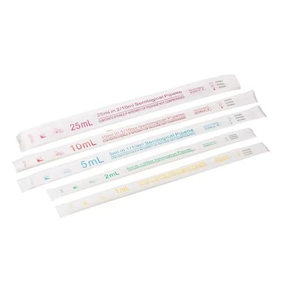 Sterile Graduated Serological Pipet 1ml 2ml 5m 10ml 25ml 50ml Serological Pipette