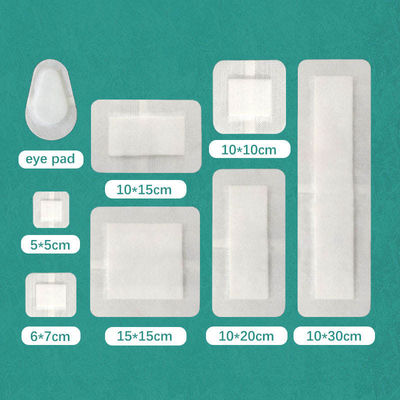 10*15CM Sterile Adhesive Non Woven Surgical Wound Dressing with CE ISO Certificates