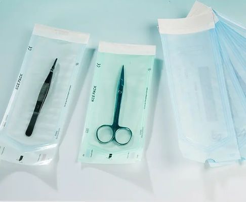 5.7 Cm X 13 Cm Sac médical stérile emballage dentaire peeling pack auto-scellé utilisé pour la stérilisation des instruments médicaux dentaires