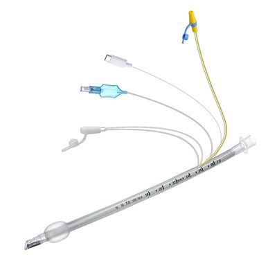 Tuyau endotrachéal à aspiration renforcé à menottes visuelles jetables en PVC avec caméra miniature