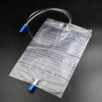 Medical Disposable Adult Urinal Collection Bag Customized With Valve