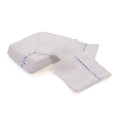 Pad de gaze absorbant doux 100% coton gaze médicale stérile écouvillons jetables