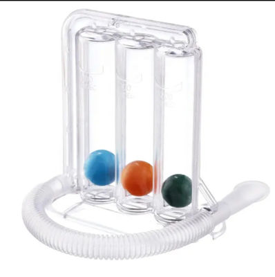 Spiromètre Appareil d'exercice pulmonaire à trois boules pour la respiration