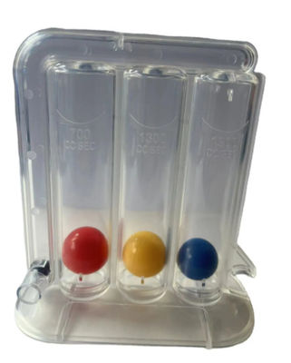Spirometer Three Ball Lung Exercise Device For Breathing Exerciser Training Lung Function